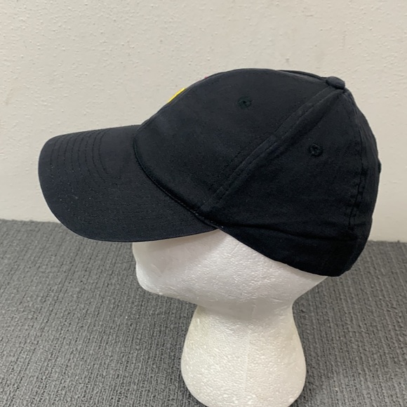 The Color Run Fitted Hat Unisex Black Pink Yellow Blue Embroidered Stretch Cap - Picture 6 of 12